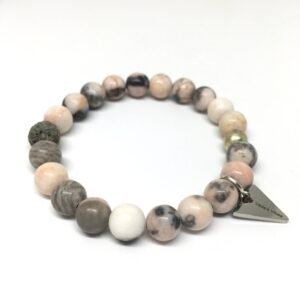 Pink Zebra Jasper - Bracelet
